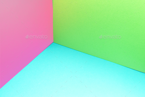 Abstract pastel colored paper texture minimalism background. 3D
