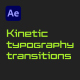 Kinetic Typography Transitions - VideoHive Item for Sale