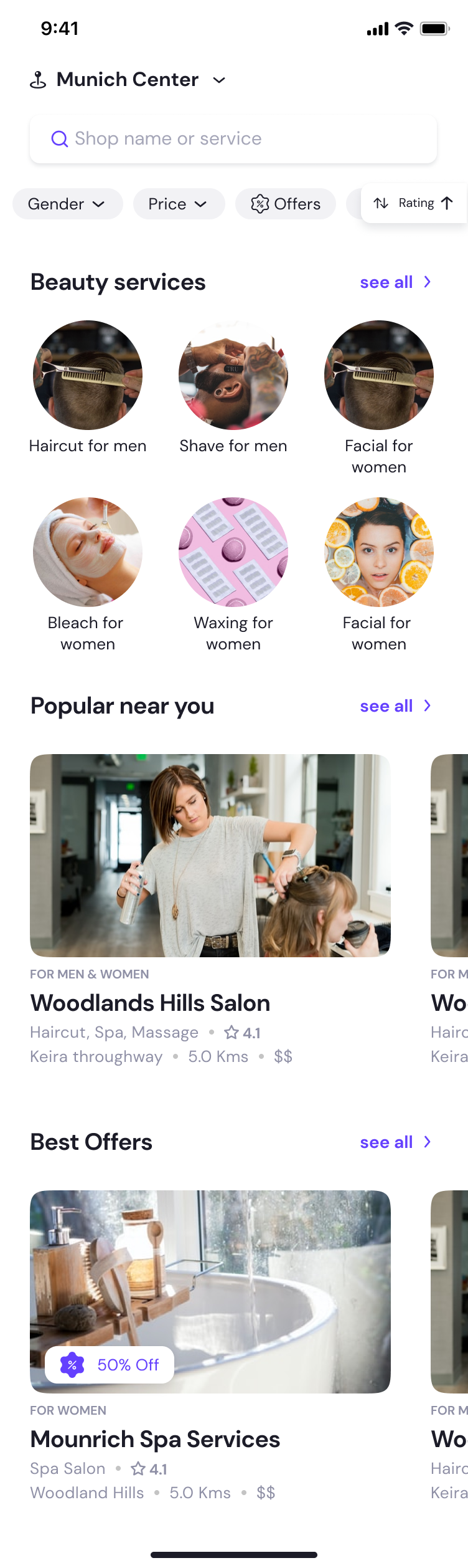BEAUTY CARE - React Native Template by technozions | CodeCanyon