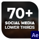 Social Media Lower Thirds - VideoHive Item for Sale