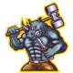 Rhino Mascot Logo