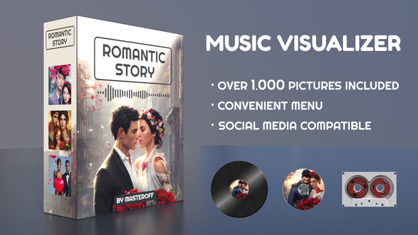 Romantic Love Story Music Visualizer