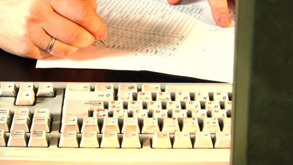 Close-Up Typing 3