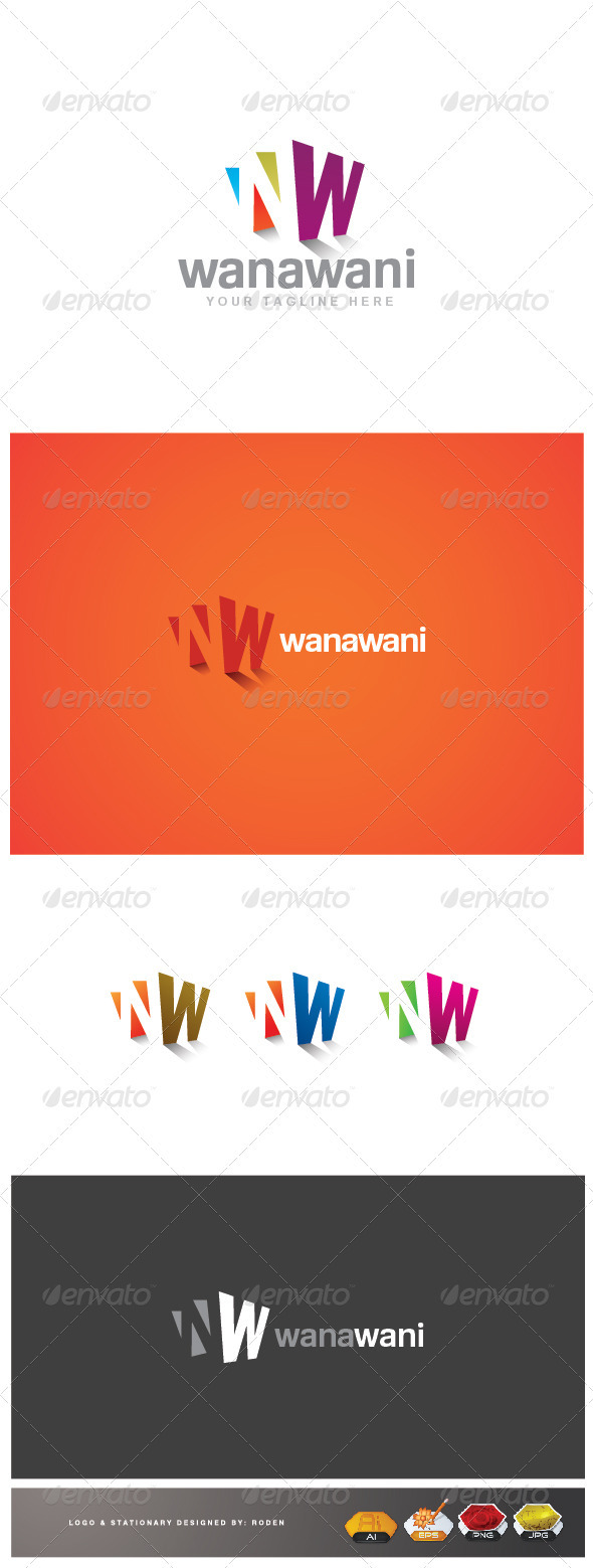 W Logo - Letters Logo Templates