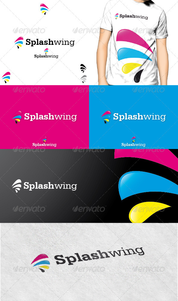 Splashwing Logo - Symbols Logo Templates
