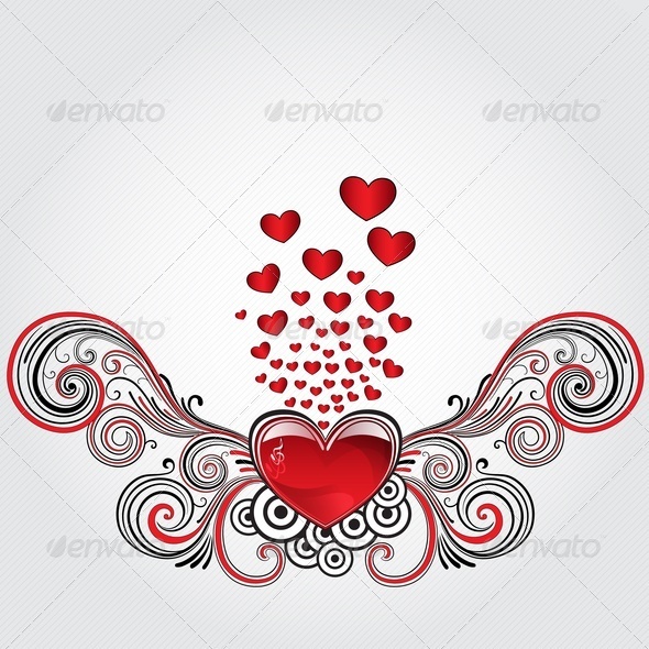Grunge Heart - Valentines Seasons/Holidays