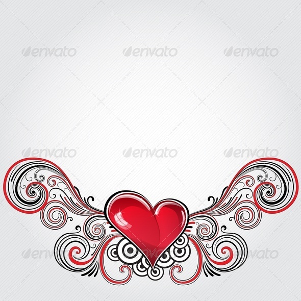 Grunge Heart - Valentines Seasons/Holidays