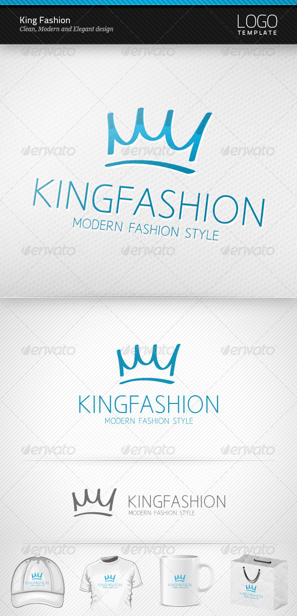King Fashion Logo - Symbols Logo Templates