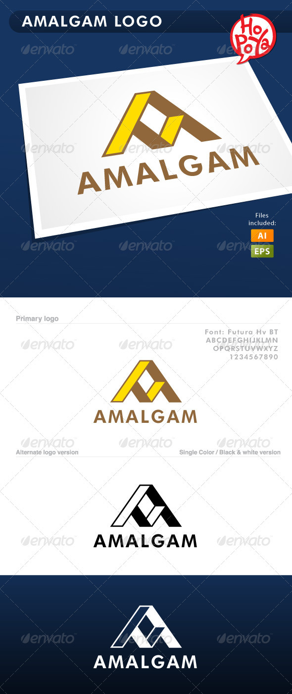 Amalgam Logo - Letters Logo Templates