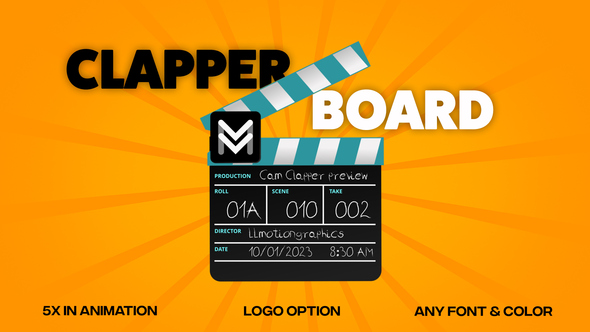 Camera Clapper Board