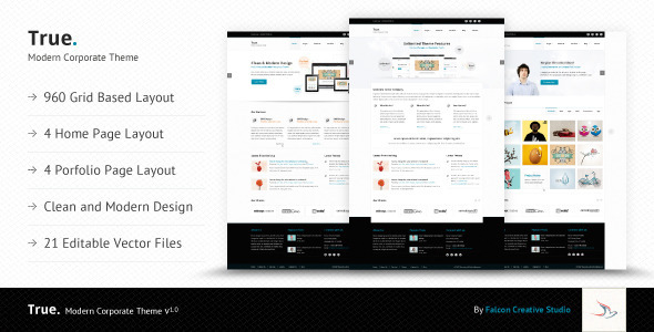 True - Multi Purpose Ai Template - Corporate PSD Templates