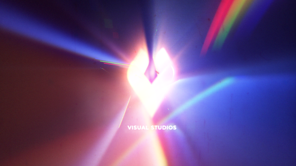 Grunge Cinema Light Logo Opener 43563432