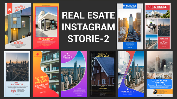 Real Estate Instagram Stories-02 Product Promo template preview