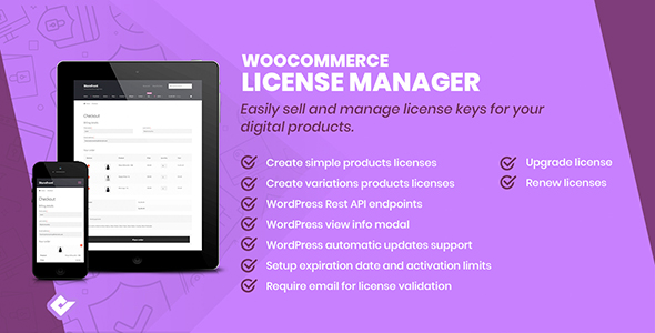 Licenses Manager for WooCommerce