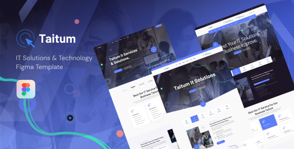 Taitum - IT Solutions & Technology Figma Template by 7xtheme | ThemeForest