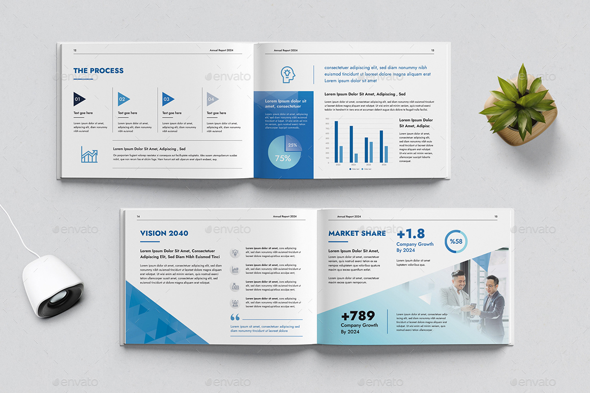 A5 Annual Report Template 