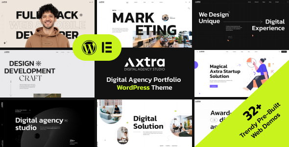 Trending Axtra | Digital Agency Creative Portfolio Theme