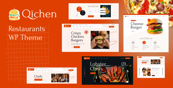 Qichen – Online Restaurant WordPress Theme