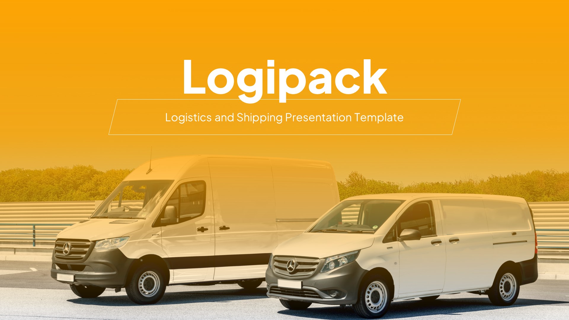 Logipack - Logistics & Shipping PowerPoint Template, Presentation Templates