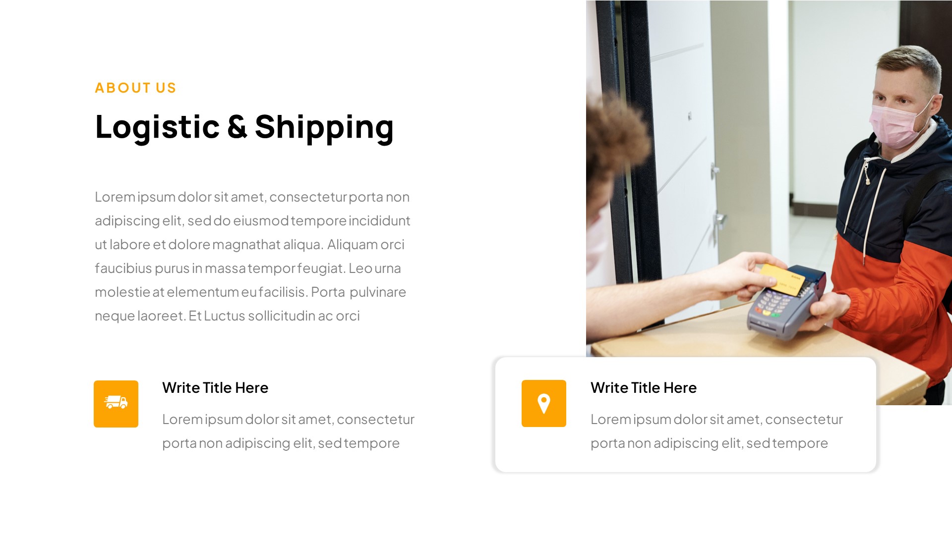 Logipack - Logistics & Shipping PowerPoint Template, Presentation Templates