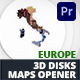 Disks Maps Opener - Western Europe for Premiere Pro - VideoHive Item for Sale
