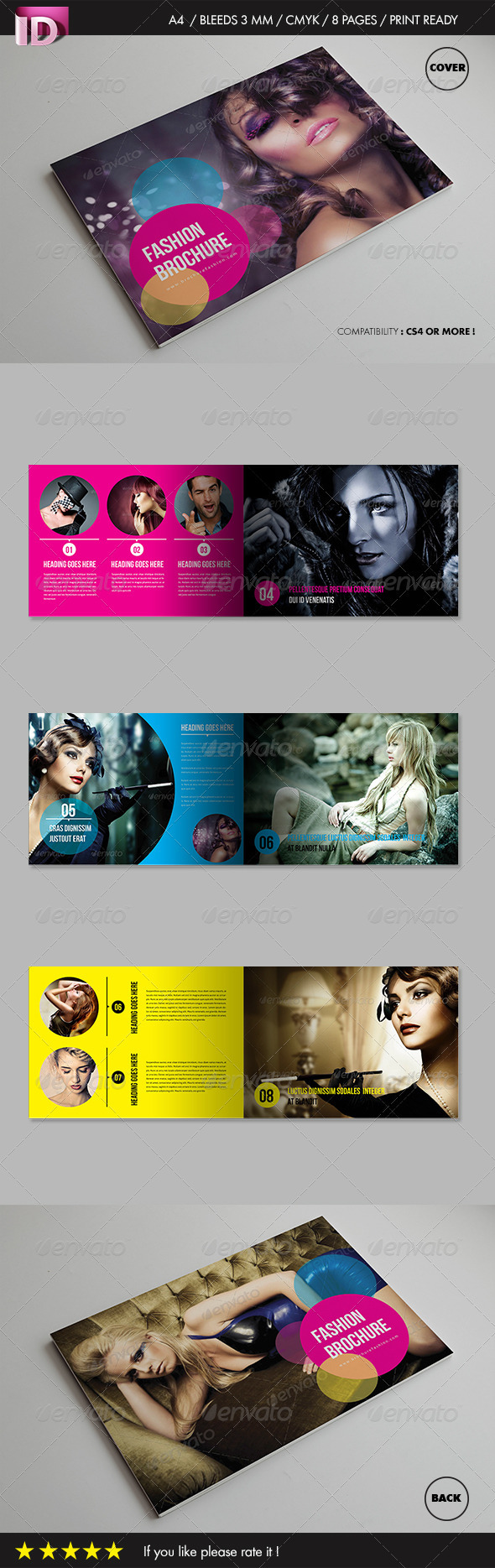 Fashion Brochure (Vol 1) - Brochures Print Templates