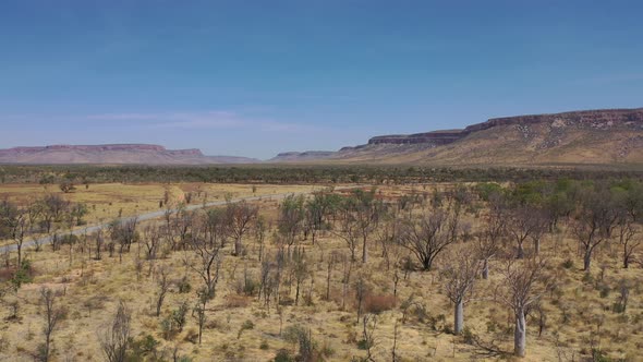King River Wyndham Western Australia 4K Aerial Drone alt
