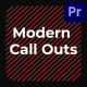 Modern Call Outs MOGRTs - VideoHive Item for Sale