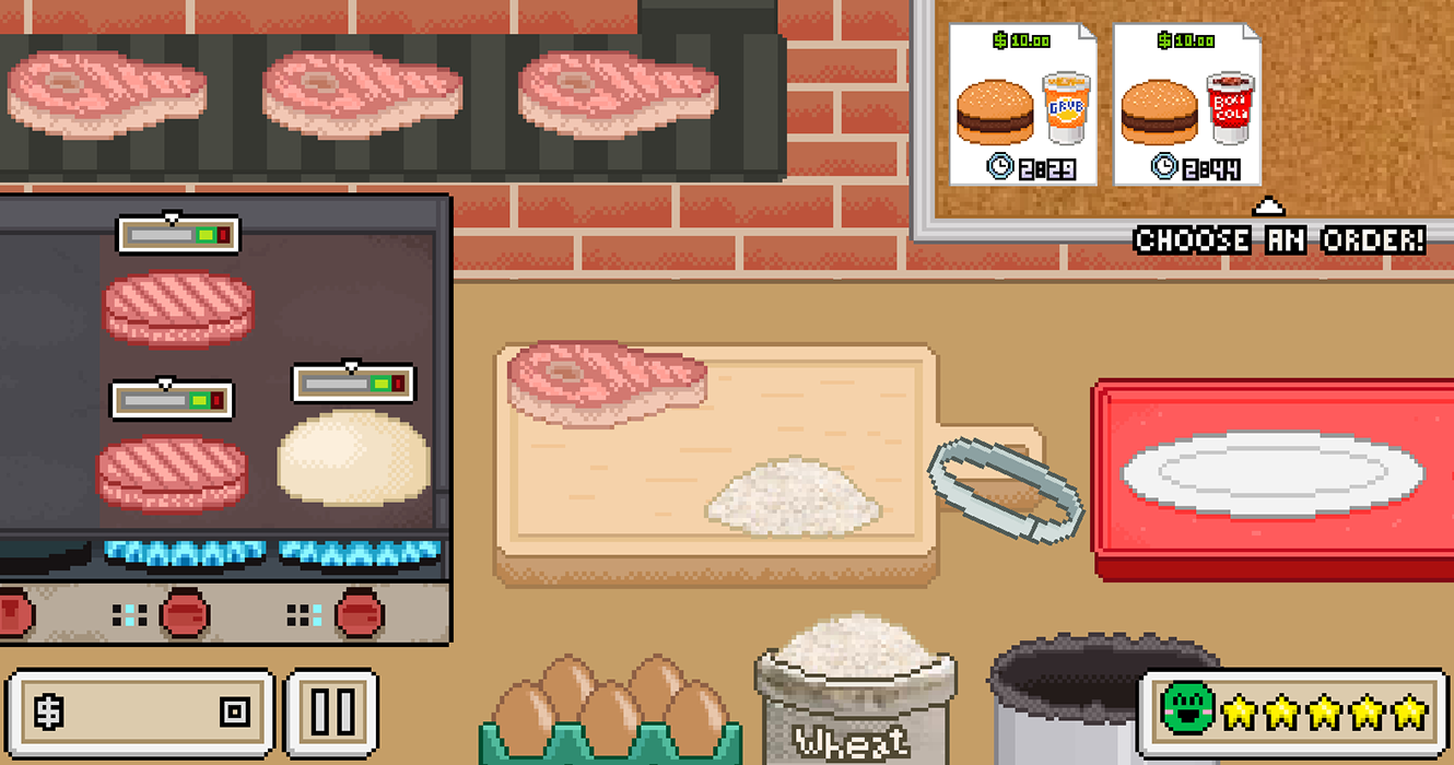 Ultra Pixel Burgeria HTML5 / Construct 3 Game by jmneto | CodeCanyon