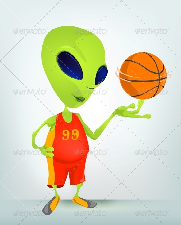 Cartoon Character Alien - Monsters Characters