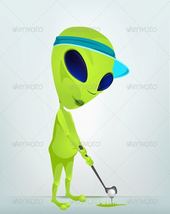 Cartoon Character Alien - Monsters Characters