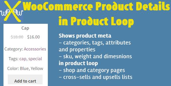 WooCommerce Product Details in Product Loop
