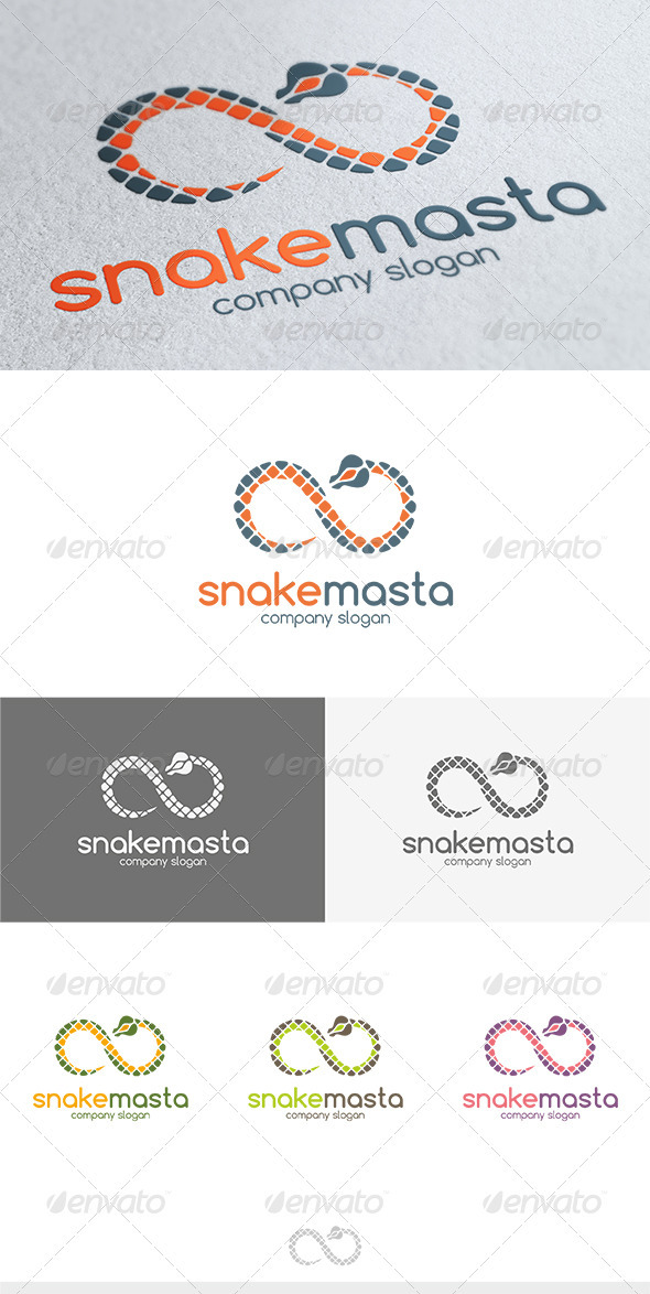 Snake Masta Logo - Animals Logo Templates