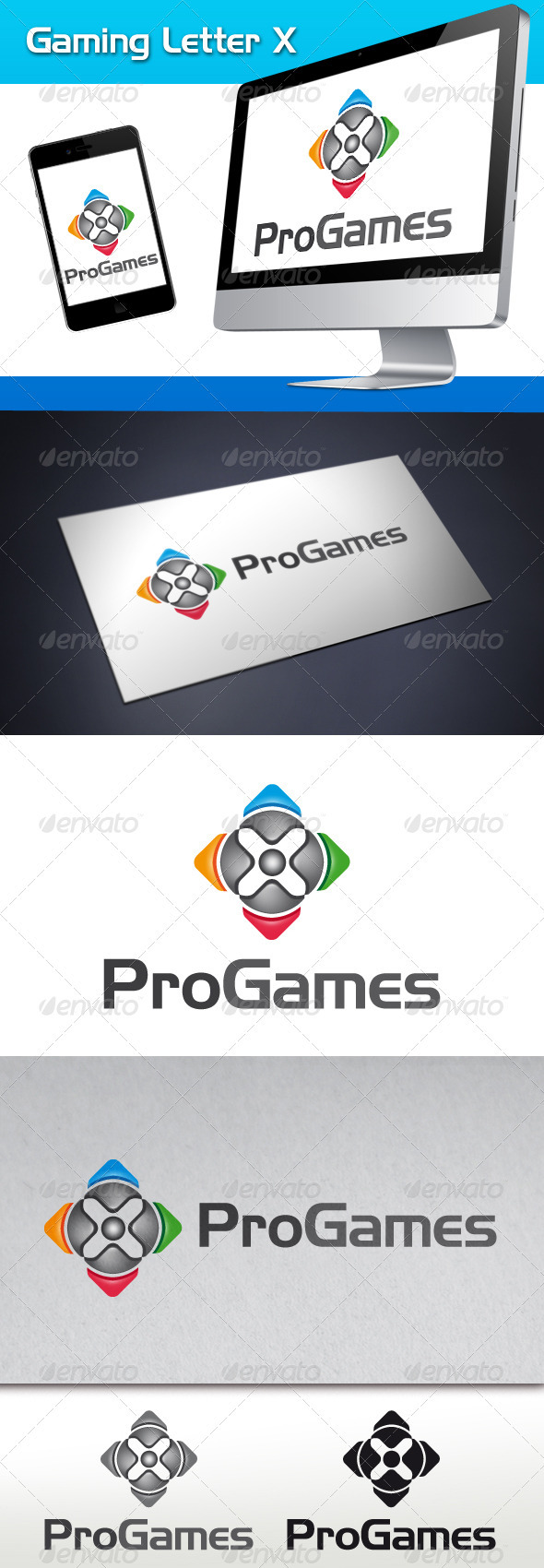 Gaming Letter X Logo Template - Objects Logo Templates