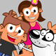 Cartoon Character Pack of Boy Girl and Dog - VideoHive Item for Sale