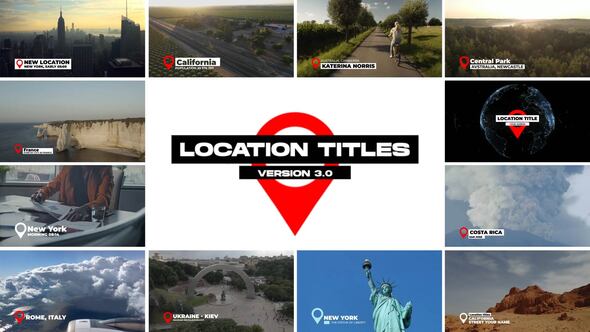 Location Titles 3.0 | After Effects