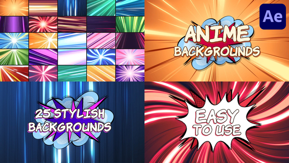 Anime Backgrounds | After Effects