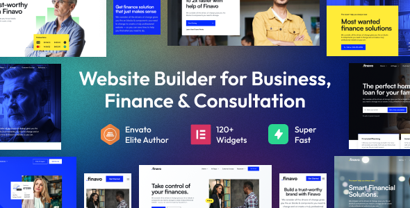 Finavo - Business, Finance WordPress Theme
