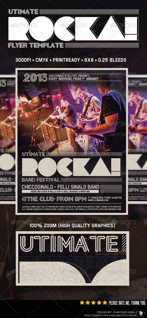 Rocka Flyer Template - Events Flyers