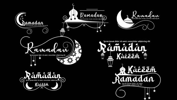 Ramadan Titles Titles template preview