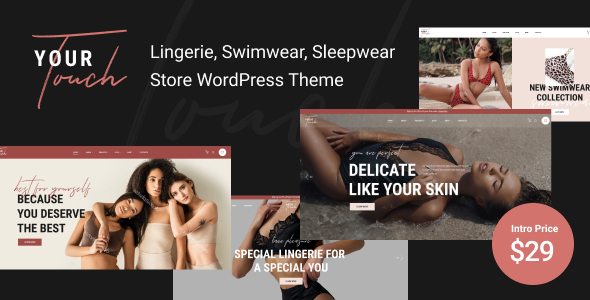 YourTouch v. –  Lingerie & Underwear WordPress Theme