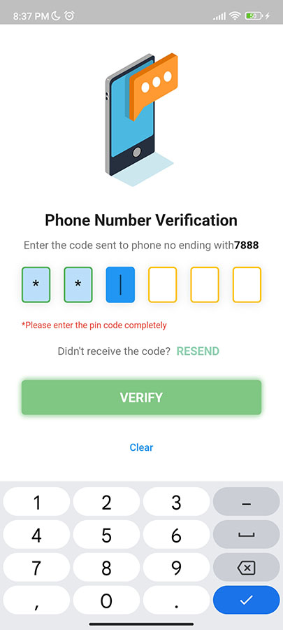 Phone verification with OTP - Flutter With Firebase | Ready to use ...