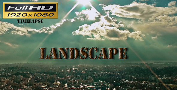 Cityscape and the Sun's Rays Timelapse alt