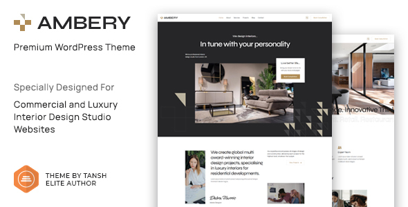 Ambery - Interior Design WordPress Theme
