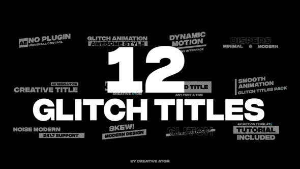 Glitch Titles v3 | AE