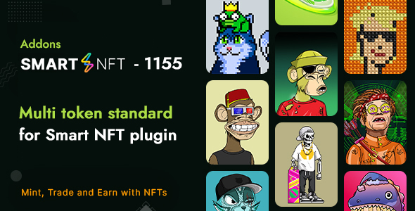 Smart NFT 1155 - Multi token standard addon