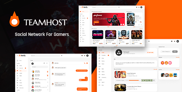 TeamHost v. –  Gaming Community Theme
