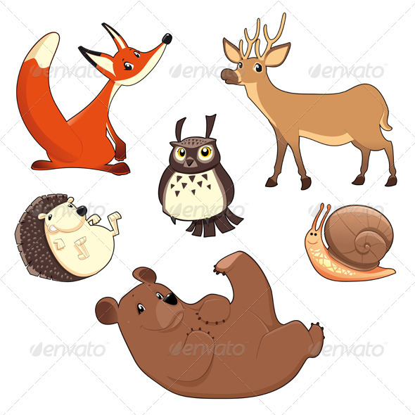 Wood Animals - Animals Characters