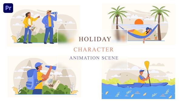 Vacation Holiday Animation Scene