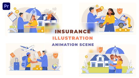 All Insurance Type Animation Scene